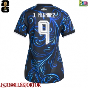 Argentina Julian Alvarez #9 Bortatröja Dam VM 2026 Kortärmad